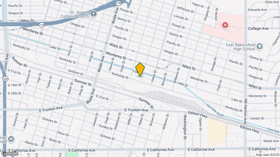 1000 Miller St Map and Location Details