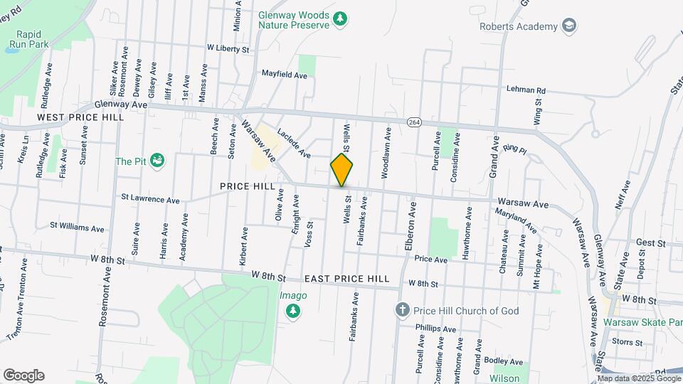 3521-3523 Warsaw Ave Map and Location Details