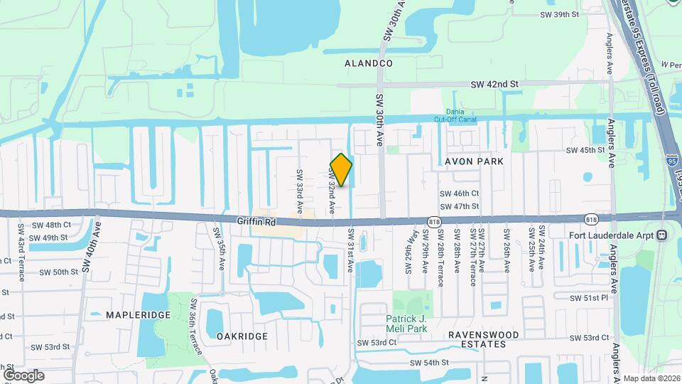 4664 SW 32nd Ave Map and Location Details