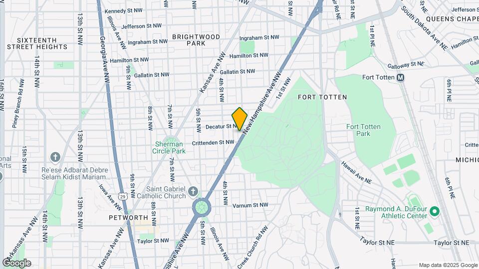4714 New Hampshire Ave NW Map and Location Details