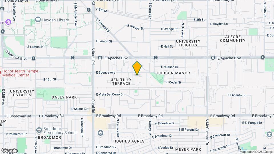 ASU 4plex Map and Location Details