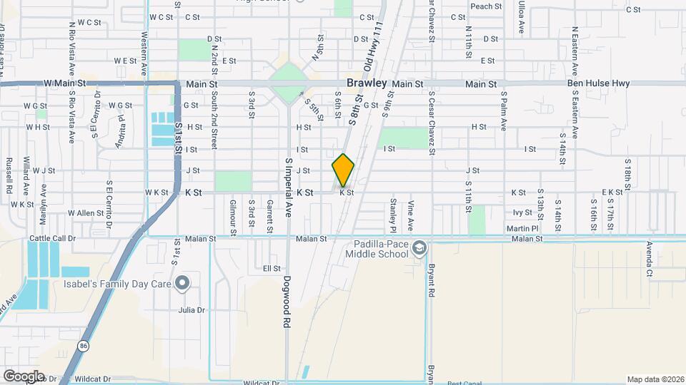 897 K St Map and Location Details