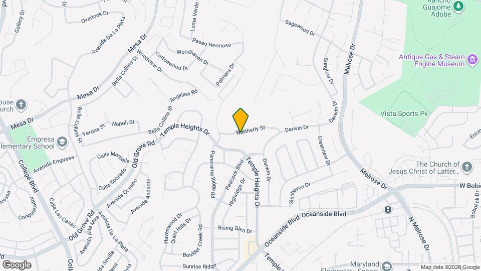 4825 Northerly St Map and Location Details