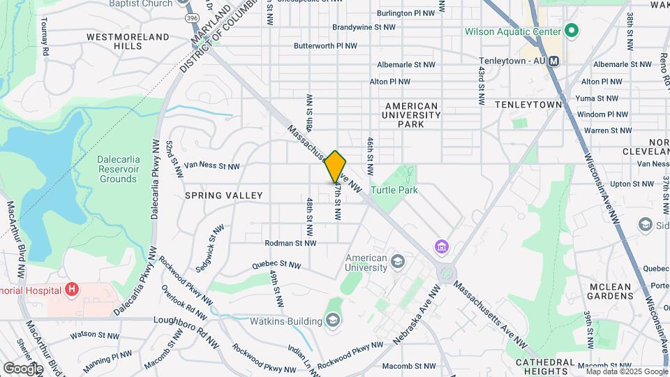 4700 Upton St NW Map and Location Details