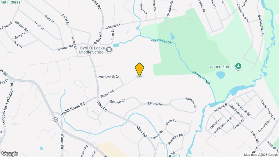 25 Winsor Rd, Unit Unit 2 Apartment Mapa y Detalles de la Ubicación