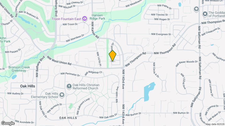 14497 NW Alta Ln Map and Location Details