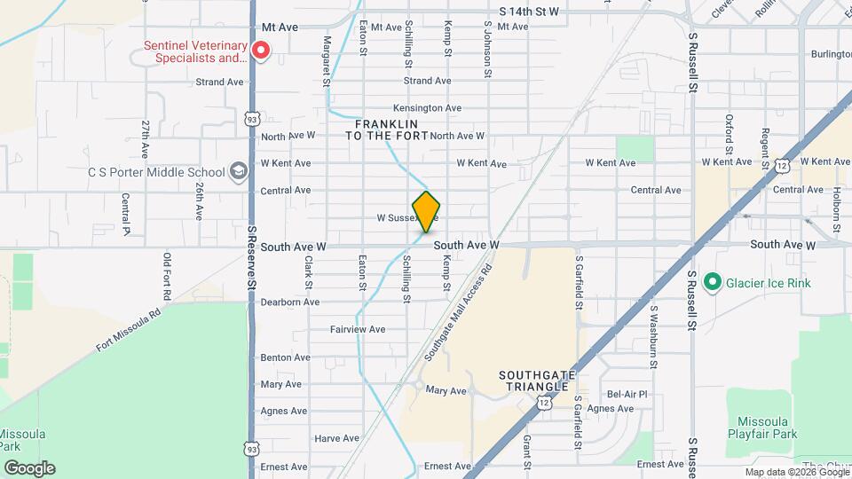 2120 South Ave W Map and Location Details