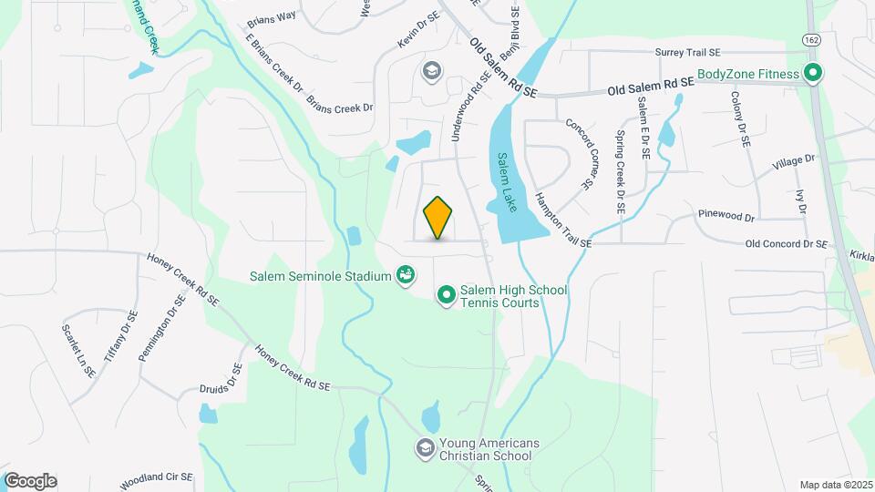 1701 Underwood Dr SE Map and Location Details