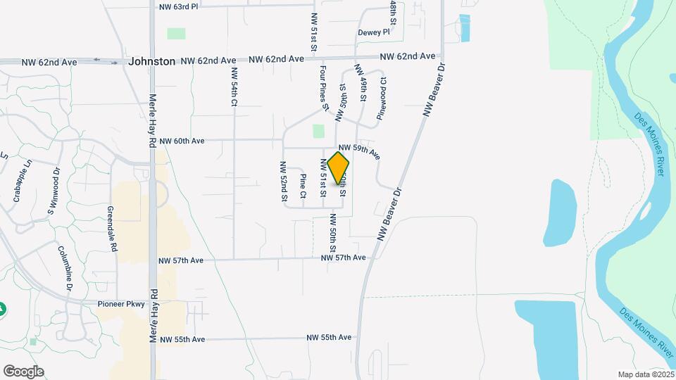 5836 NW 50th St Map and Location Details