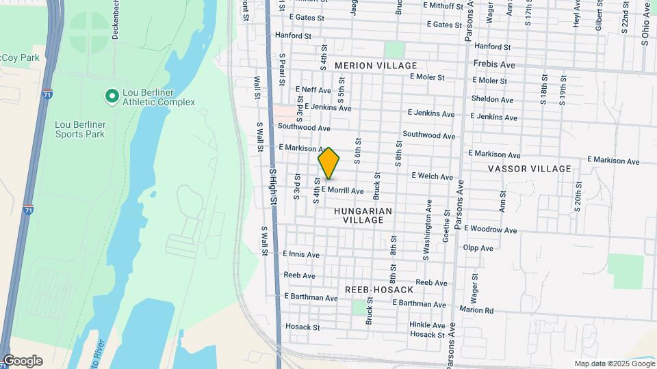 124-126-126 E Morrill Ave Map and Location Details