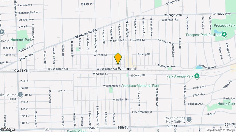 26 W Burlington Ave Map and Location Details