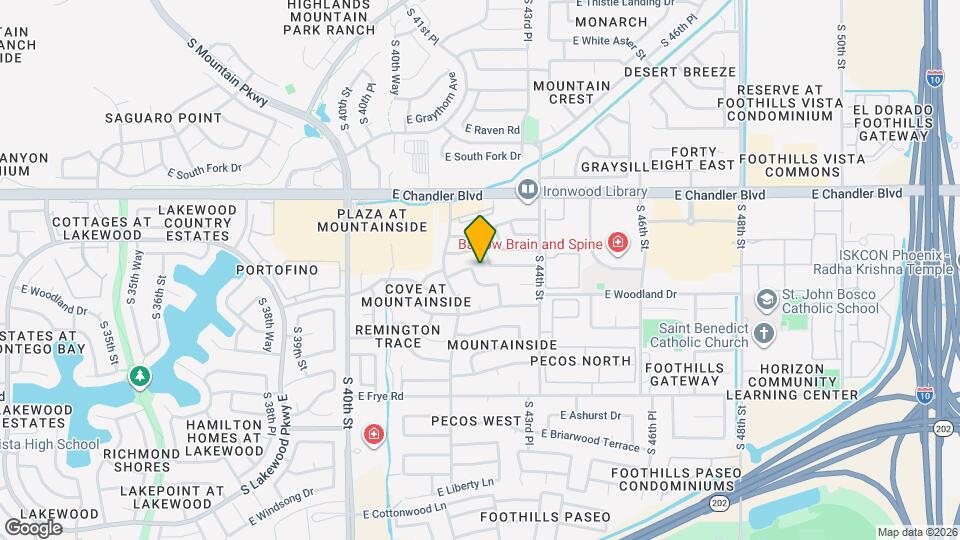 4230 E Woodland Dr Map and Location Details