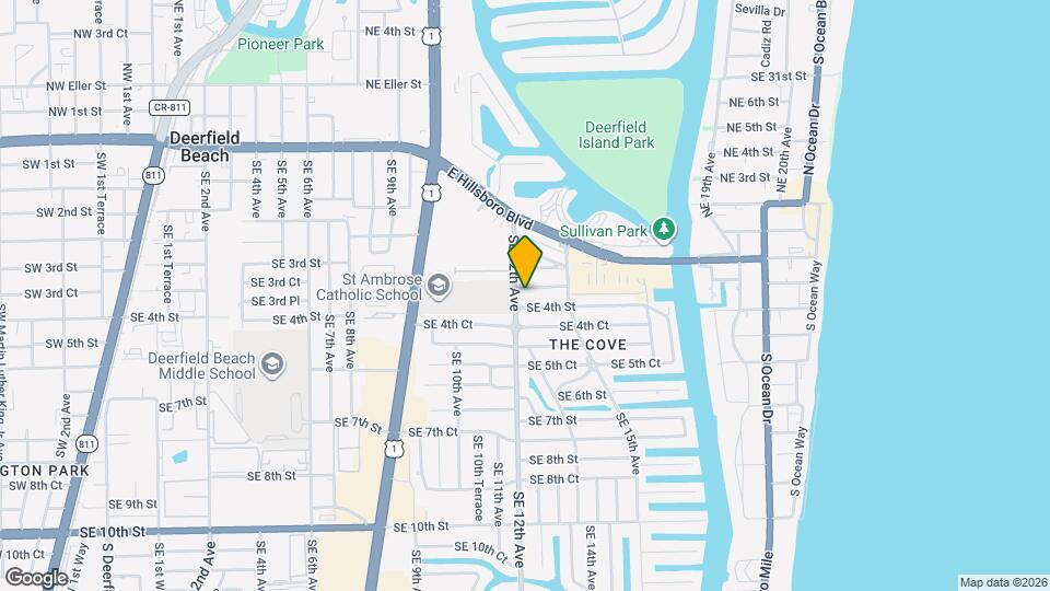 1240 SE 3rd Ct Mapa y Detalles de la Ubicación