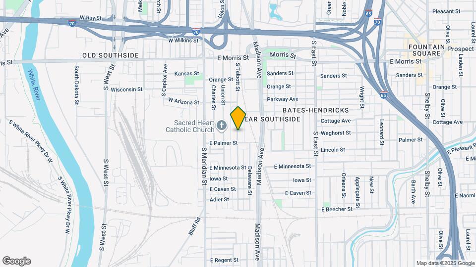 1523 S Talbott St Map and Location Details