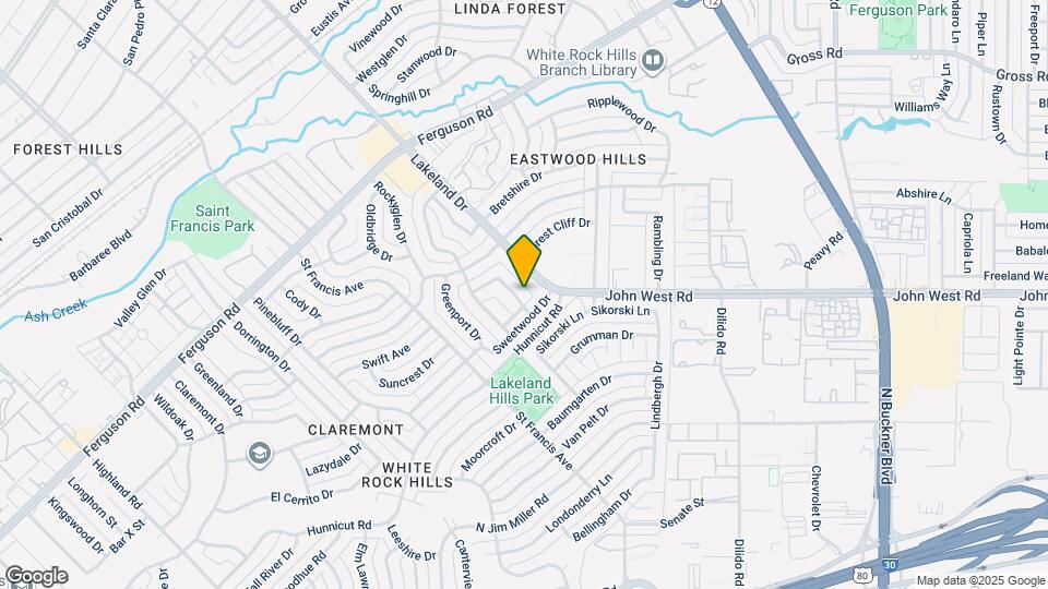 2550 Norsworthy Dr Map and Location Details