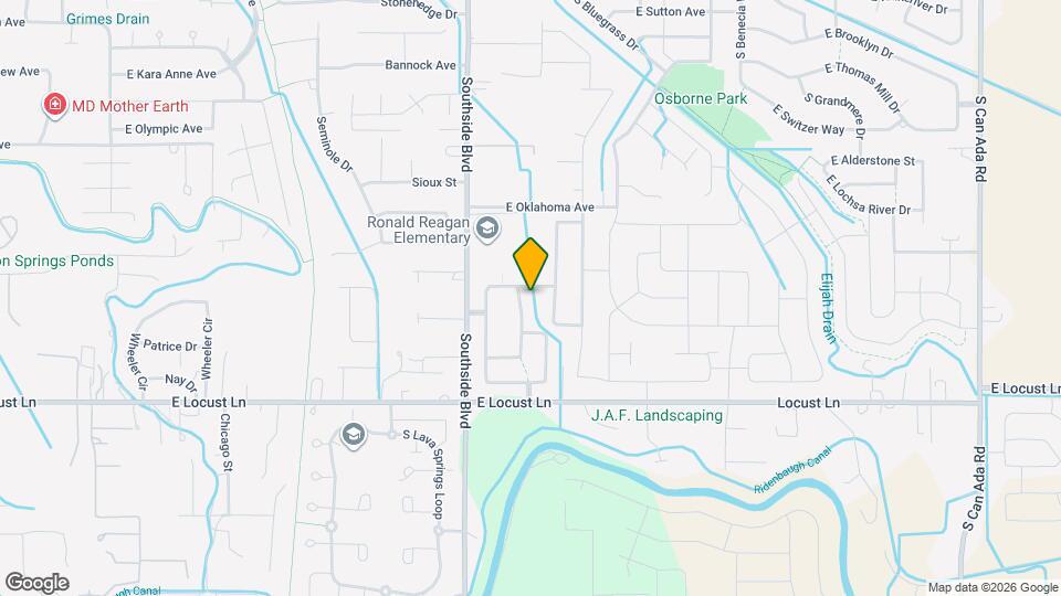 3522 S Big Springs Way Map and Location Details