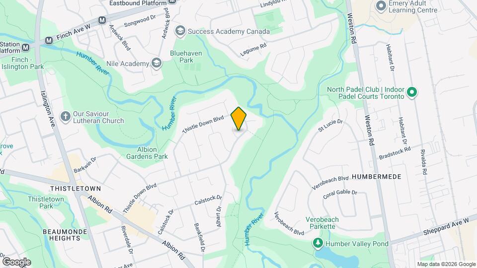 1 Bondhead Pl Map and Location Details