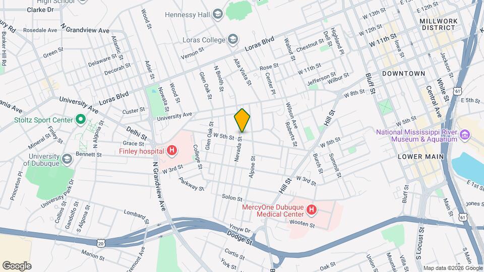 520 Nevada St Mapa y Detalles de la Ubicación