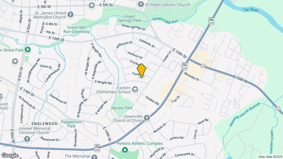 2617 S Wright Rd Map and Location Details