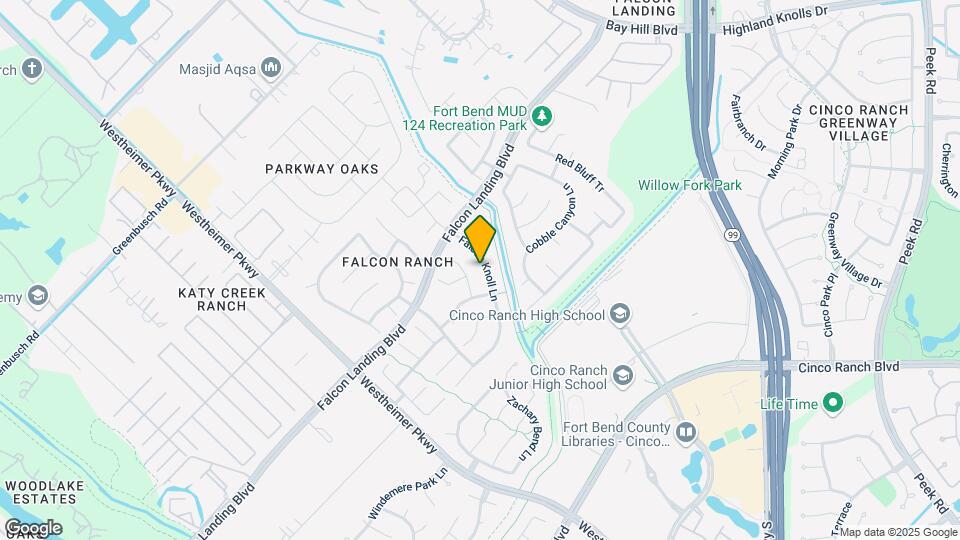 2518 Falcon Knoll Ln Map and Location Details