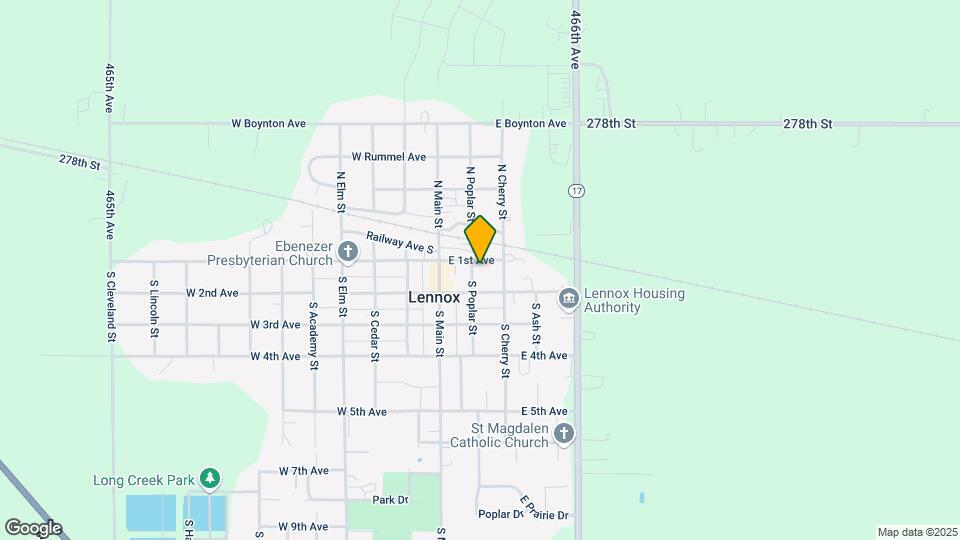 108 S Poplar St Map and Location Details