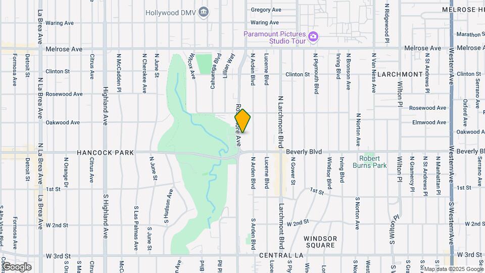 316 N Rossmore Ave-Unit -303 Map and Location Details