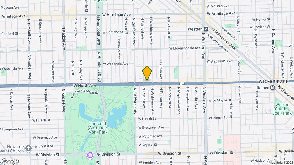 2714 W North Ave, Unit 206 Map and Location Details