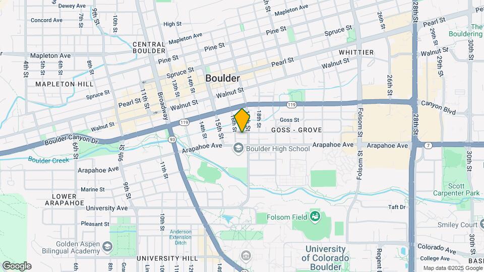1620 GROVE St Map and Location Details