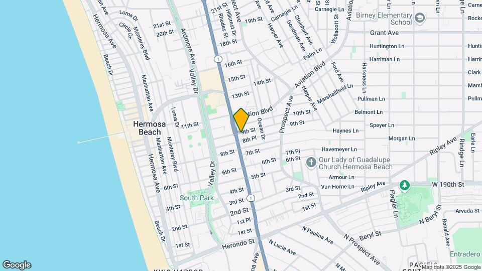 820 9th St, Unit Hermosa Duplex Map and Location Details