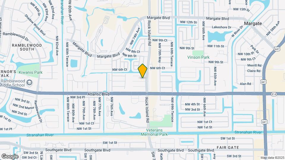 7205 NW 5th Ct Map and Location Details