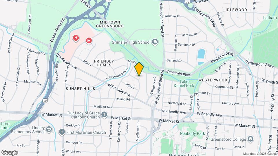 532 Overlook St Map and Location Details