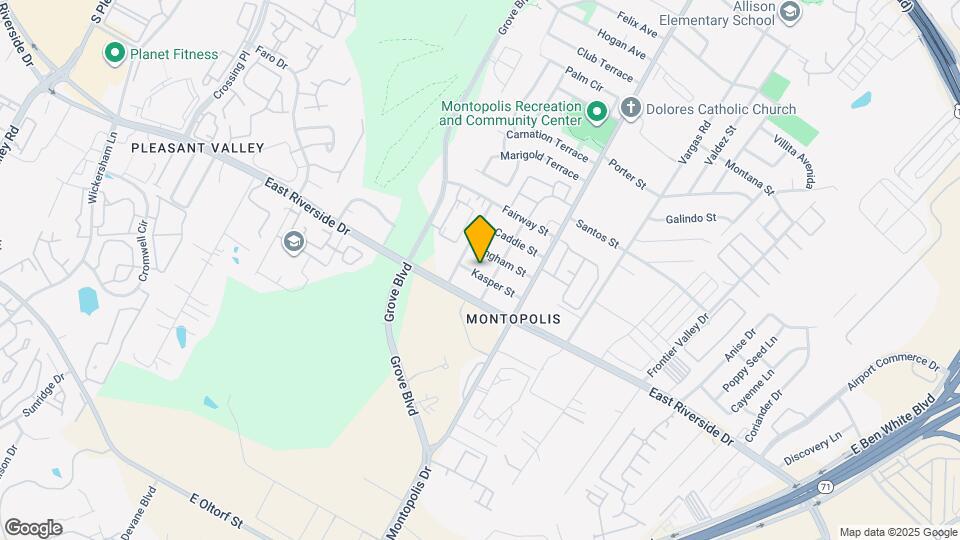 6106 Kasper St Map and Location Details