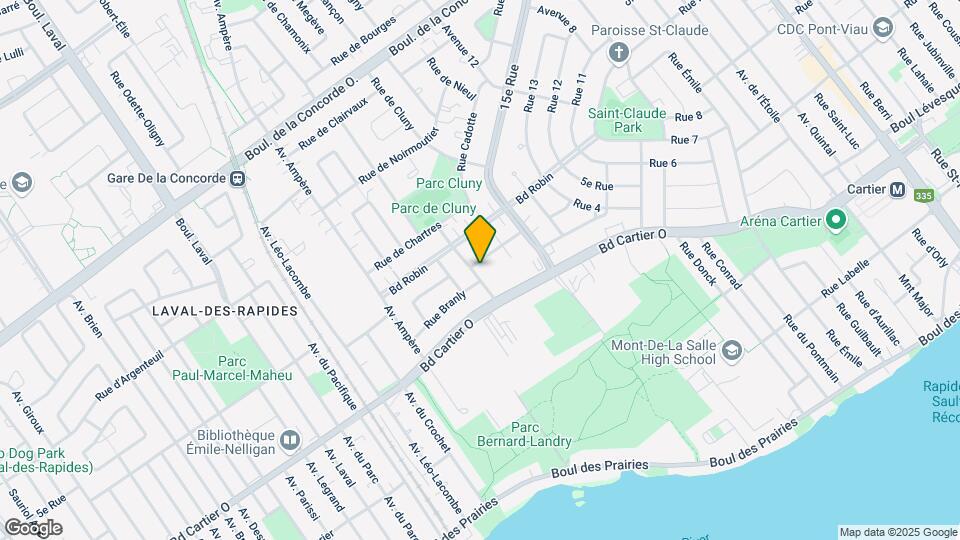 420 Copernic Av Map and Location Details