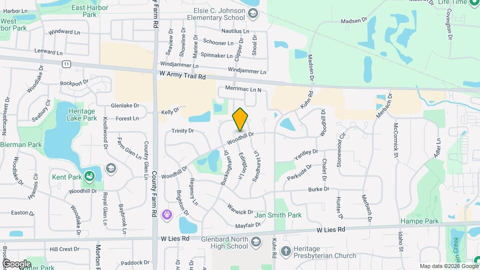 1165 Edington Ct Map and Location Details