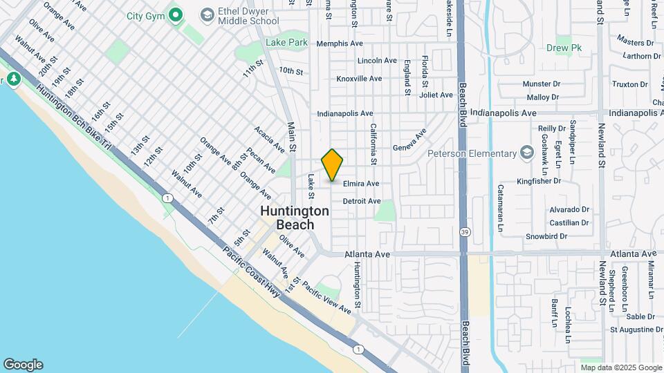 202 Elmira Ave Map and Location Details