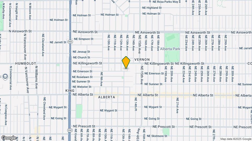 5301 NE 13th Ave Map and Location Details