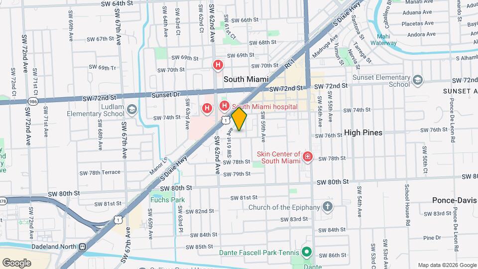 6001 SW 76th St Map and Location Details