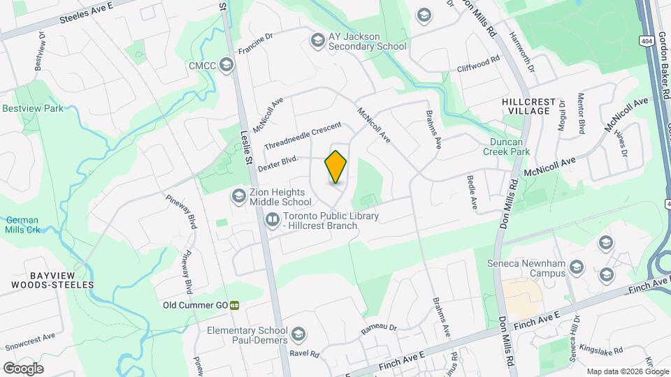 6 Prestwick Crescent Map and Location Details