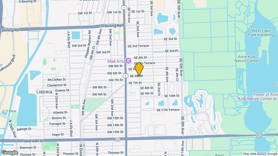 604 SE 2nd Ave Mapa y Detalles de la Ubicación