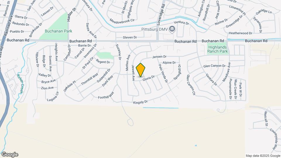 1235 Gloria Dr Map and Location Details