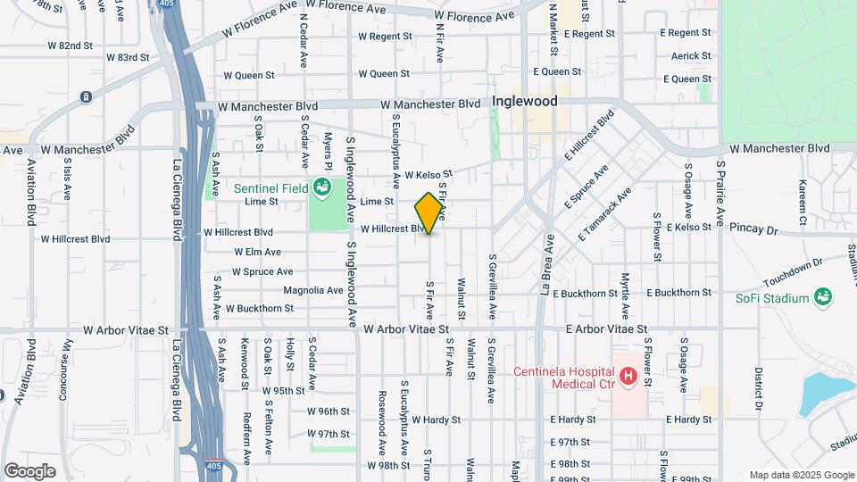 611 Fir Ave Map and Location Details