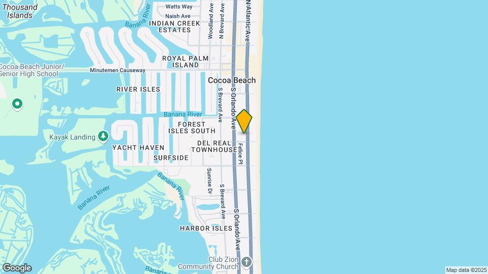 280 S Atlantic Ave Map and Location Details