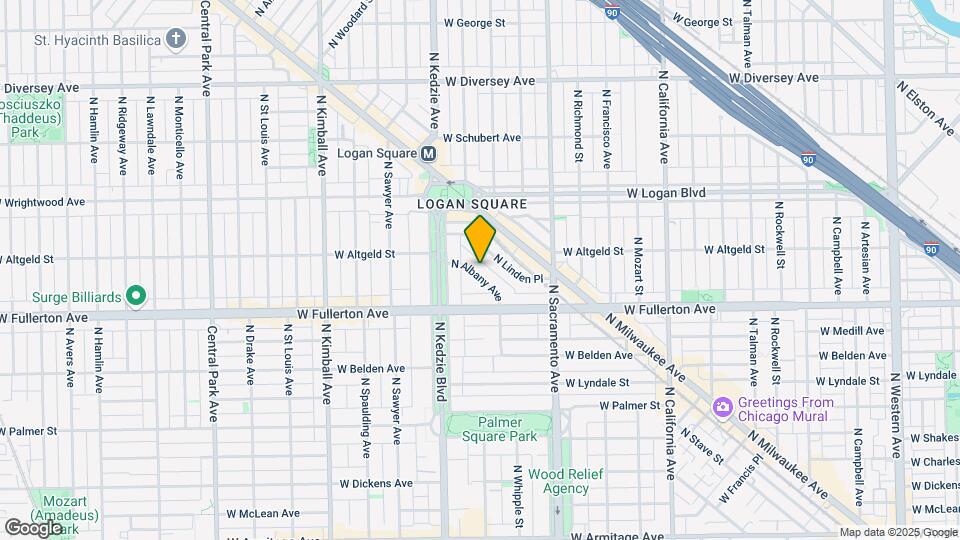 2429 N Albany Ave Map and Location Details