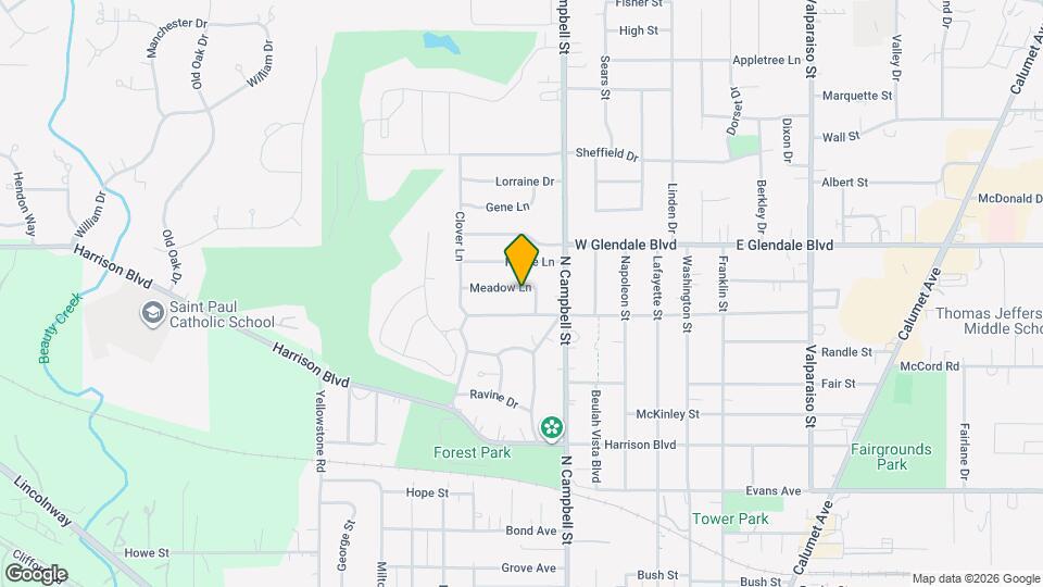555 Meadow Ln Map and Location Details