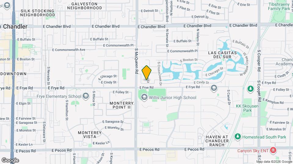 288 S Jesse St Map and Location Details