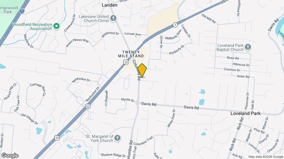 3096 Stony Hollow Ct Map and Location Details