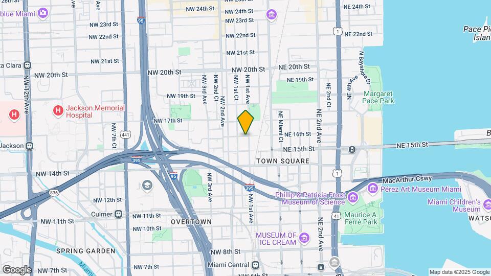 1558 NW 1st Ave Map and Location Details