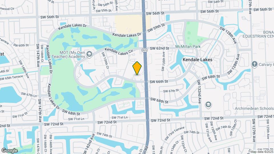 13707 Kendale Lakes Cir Mapa y Detalles de la Ubicación