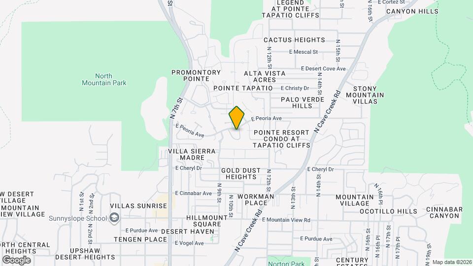 10415 N 10th St Map and Location Details