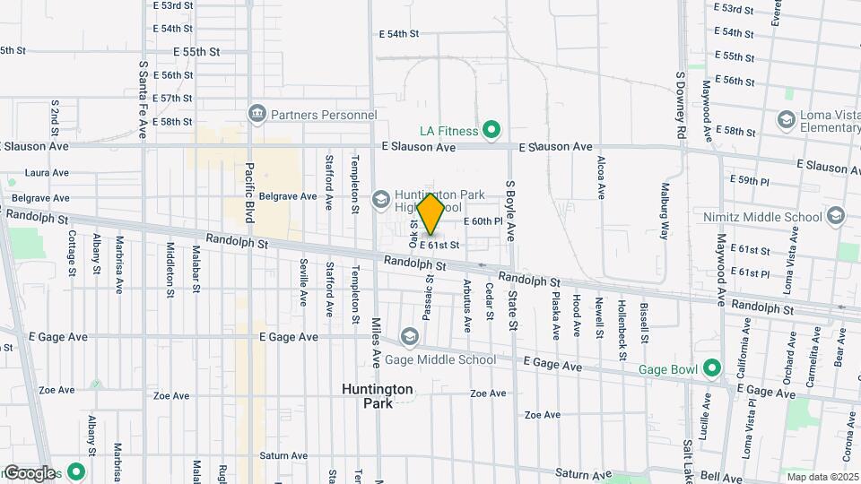 2913-2915 E 61st St Mapa y Detalles de la Ubicación